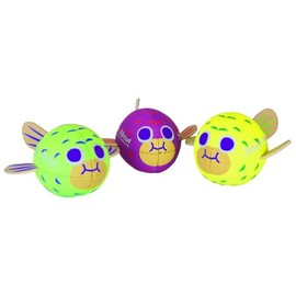 Splash About Mini Neoprene Pufferfish Pool Balls - Pack of 3