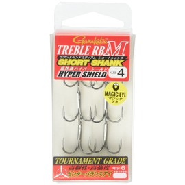 Gamakatsu triple hook treble RB-M short shank (HPS) 4 No. 6 68266