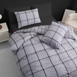 Pamposh King Size Duvet Cover Sets Premium Brushed Microfiber Duvet Cover King Size Ultrasoft Hypoallergenic Reversible King Size Duvet Covers Non Iron Luxury Bedding Set With Zipper Closure