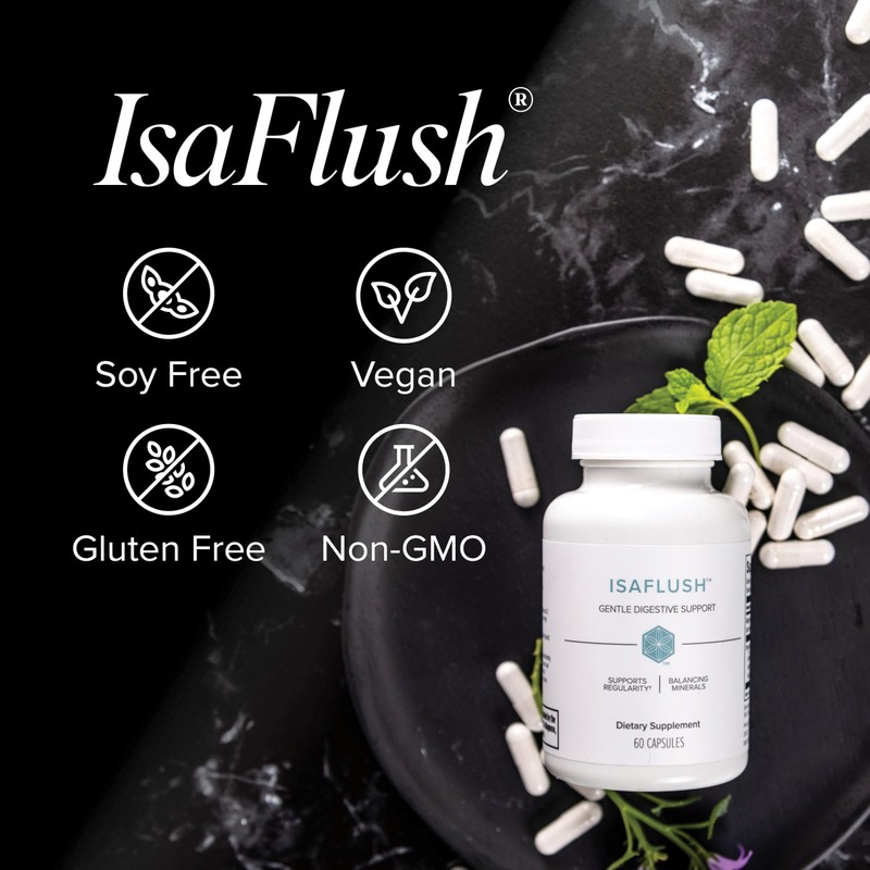 Isagenix IsaFlush - Gentle Digestive Support with Balanced Minerals Encouraging