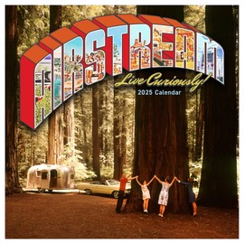 TF PUBLISHING 2025 Airstream: Heritage Wall Calendar | Large Grids for Appointments and Scheduling | Vertical Monthly Wall Calendar 2025 | Premium Matte Paper | 12" x 12"