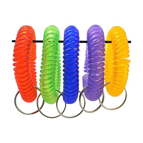 Shells Group IJN6 Shells 5PCS Colorful Soft Highly Spring Spiral