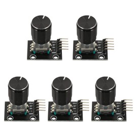 TEHAUX 5pcs Rotary Encoder Module Knob Incremental Encoder for Digital Output for Motion Control and Position DIY Projects
