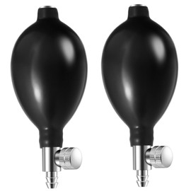 Warmhm Bellows with valve, small pump ball for blood pressure measurement, high-quality manual inflation lamp for precise blood pressure controls and reliable use