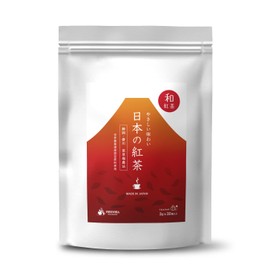 Japanese Tea Bags, 30 Pieces, Japanese Black Tea, Gentle Flavor, 0.1 oz (3 g), 30 Packs, Shizuoka Kakugawa Tea
