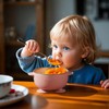 PandaEar 3 Pack Baby Stainless Steel Bowls with Suction, Non-Slip