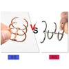 HUIKKJP Loose Leaf Binder Ring, Book Ring, Personal Organizer Ring,