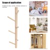 Punch Free Wall Mounted Coat Rack Towel Hanger Tree Branch