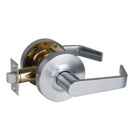 HISAFE Commercial Passage Door Lever Heavy Duty Grade 2 Handle, Non-Handed, UL 3 Hour Fire Rated, ADA Compliant, Satin Chrome 26D Finish, 2-3/8''Backset, X-XG-PS-60