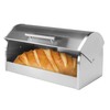 Oggi Stainless Steel Roll Top Bread Box for Kitchen Countertop