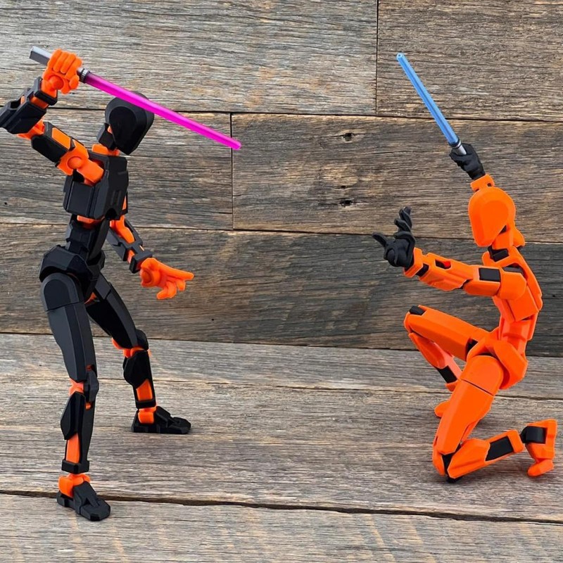 SEVENCATS Robot Model Doll Movable Figure with Weapon Character Approximately