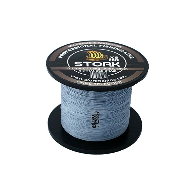 Stork HDX8 8x Braided Premium Fishing Line 600 m