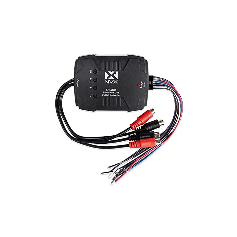 NVX XFLOC4 4-Channel 160W Adjustable Line Output Converter with Remote