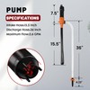 PUMPTOR Fuel Transfer Pump Battery Powered - Portable Gas Pump