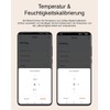 Luminea Home Control Hygrometer digital Mini: 2er-Set Thermometer & Hygrometer