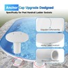 Pool Anchor Sockets Cover, Designed to Fill and Cover The