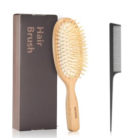 ONEDONE Hair Brush, Women's, Men's, Children, Paddle Brush, Comb, Popular, Wooden Comb, Hair Care, High Quality Comb, Smooth, Glossy Hair, Tangle-Free