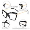 FEISEDY Crystal Cat Eye Reading Glasses Blue Light Blocking Reader
