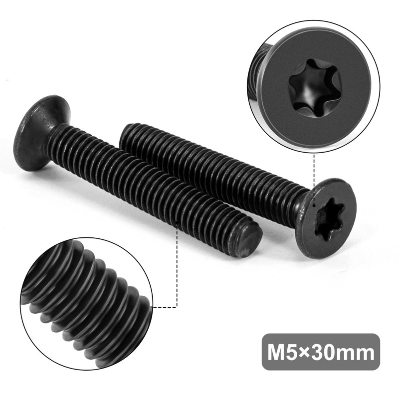 Tunejoy Pack of 20 M5 x 30 mm Countersunk Screws
