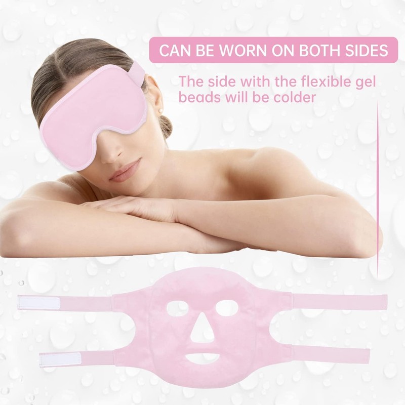 Warm and cold for the face, reduces swelling, eliminates dark