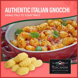 Tuscanini Gluten Free Potato Gnocchi, 16oz (2 Pack) | Imported from Italy, Low Fat, Ready in Minutes