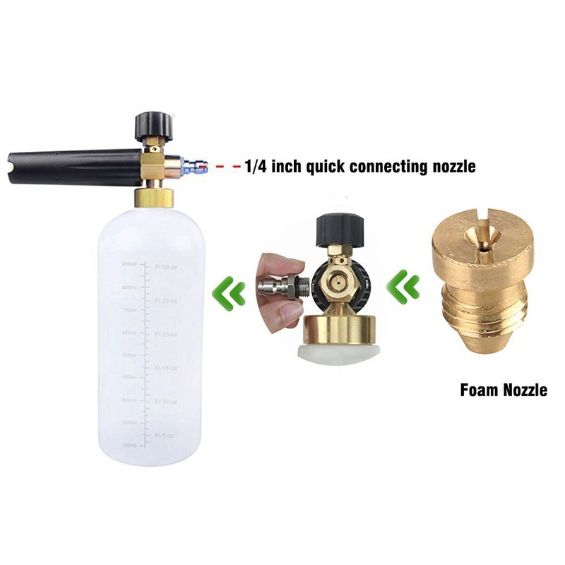 2 Pack Foam Cannon Orifice Nozzle Tips, Universal Foam Generator