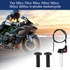 EXLECO Quick Throttle Grip Motorcycle Throttle Grip Set 22 mm