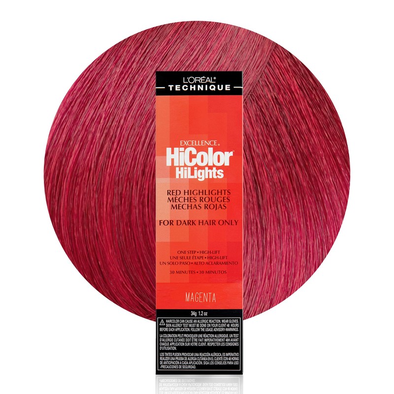 L'oreal Excellence Hicolor, Red Magenta Highlights, 1.2 Ounce