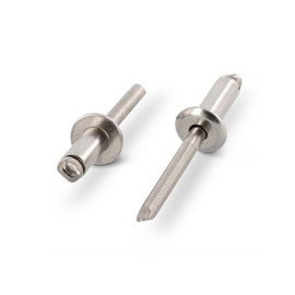 NOLDAR | Stainless Steel Blind Rivets with Standard Head Size 4.8 x 16 mm (Pack of 50)