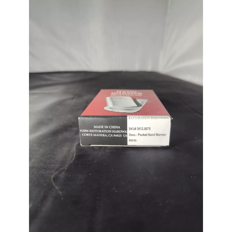 Restoration Hardware Pocket Hand Warmer New