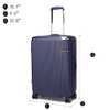 MKF Collection Polycarbonate Large Luggage Travel bags, TSA-approved lock Lightweight
