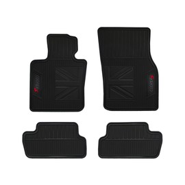 Floor Mats for Mini Cooper F56 Hardtop 2 Door OEM Genuine-Duty Heavy- All Weather- (2014,2015,2016,2017,2018,2019,2020,2021,2022,2023,2024) Complete Set (Black)