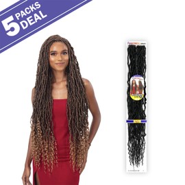 FreeTress Crochet Braids 2X Ghana Loc 30" (5-pack, T27)