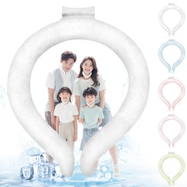 Ice Neck Ring, For Adults & Children, 7 Colors, Instant Cooling Sensation, Cool Neck Ring, For Heat Prevention, Cold Sensation, 60,000 Degrees Celsius, Freezing, Long Lasting, Ice Neckband, Cooling