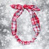 Stretchy Christmas Headband Bow Soft Elastic Alice Head Band Xmas
