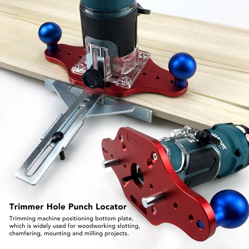 Trimming Machine Bottom Plate Woodworking Slotting Chamfering Milling Hole Punch