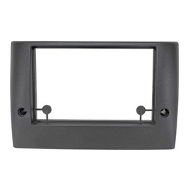 tomzz Audio 2414-056 Double DIN Radio Fascia Set Compatible with Fiat Stilo Model 2001-2008 Anthracite / Black with Radio Adapter ISO Antenna Adapter ISO DIN Release Lever
