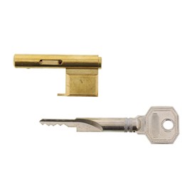 Burg Wächter E 700/2 Door Locking System with Dead Stop for Mortise locks 7 mm Cylinder Diameter 2 Keys