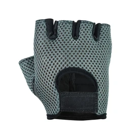 Send Sports Mesh Net Breathable Training Gym Gloves, Mesh Net Breathable Training Workout Cycle Weight Lifting Padded Gym Gloves (Grey, Medium)