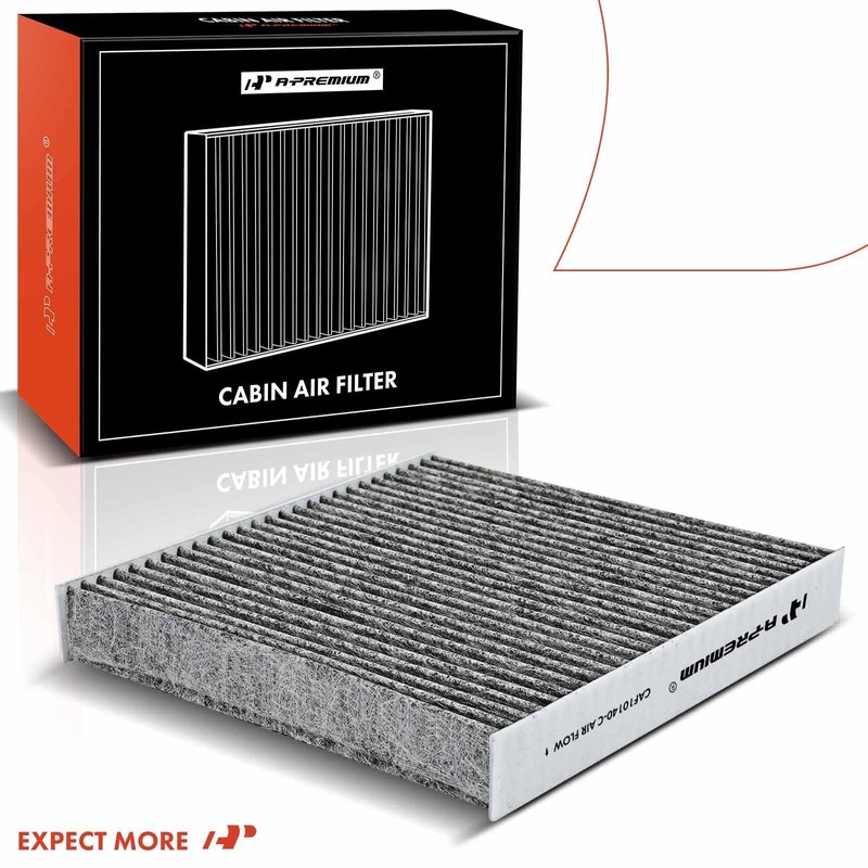 A-Premium - Filtro de aire de cabina de 3 piezas
