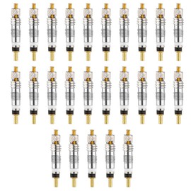 25 x Valve Core for Presta, Valve Core Bicycle Valve Cores Copper Presta Valve Core Valve Stem Cores for Stan's Vittoria Continental Kenda Mor Tubeless Road MTB Bicycle