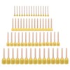Tuperoymse 60 Pieces of Round Paint Foam Sponge Brush Set