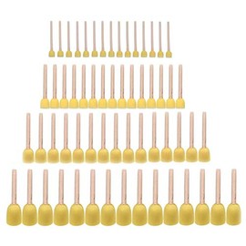 Tuperoymse 60 Pieces of Round Paint Foam Sponge Brush Set Painting Tools, Brush Set, Suitable for Children Handicrafts