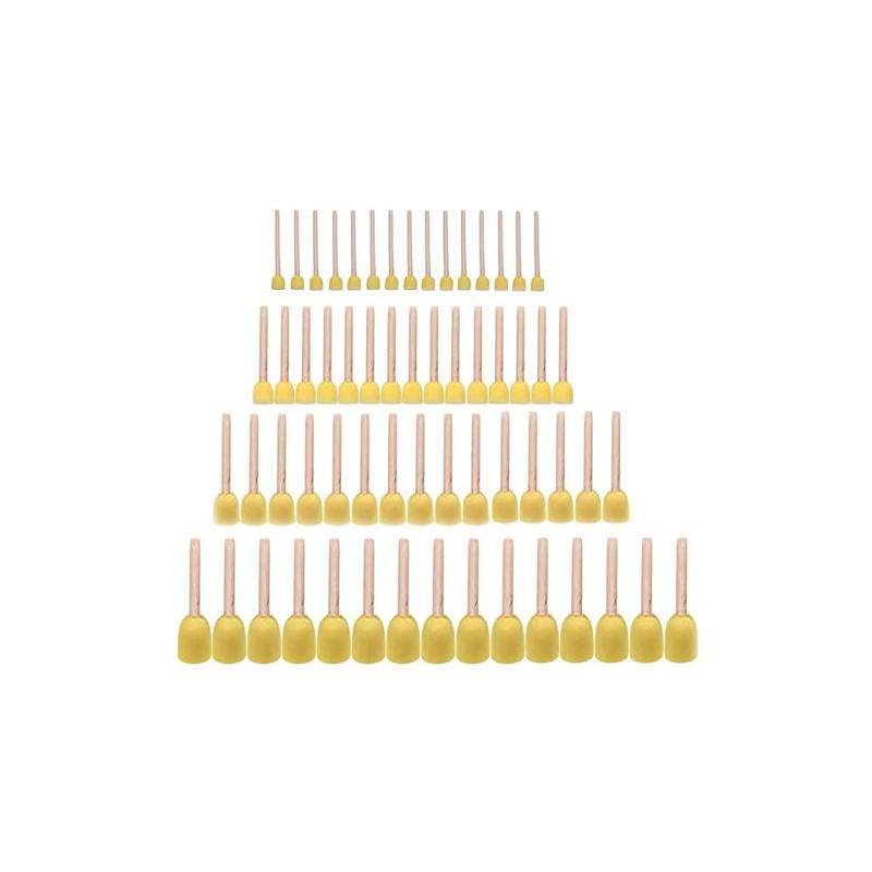 Tuperoymse 60 Pieces of Round Paint Foam Sponge Brush Set