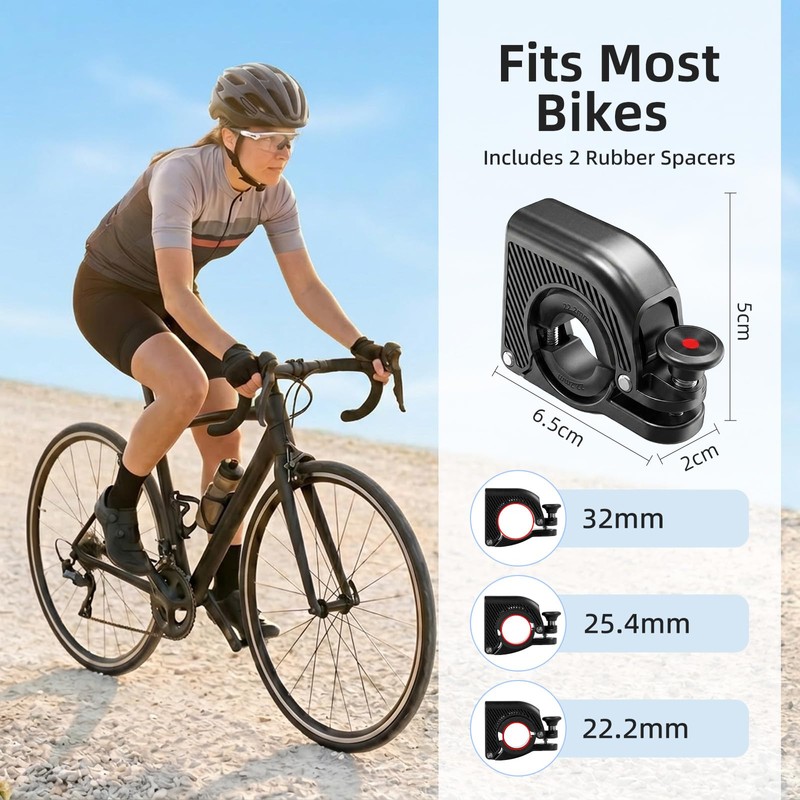 Campanello per Bicicletta Campanello Bici di Alluminio per Manubri da