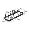 Yamazaki 1376 Dish Stand, Black, W 12.6 x D 4.3