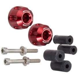 Active 60800232 Aluminum Bar End Revolver, Red, φ33-L22.5