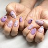 Berry Perry Marble Nail Tips - Long Point / 베리페리