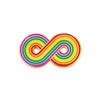 Pinsanity Infinity Rainbow Enamel Lapel Pin