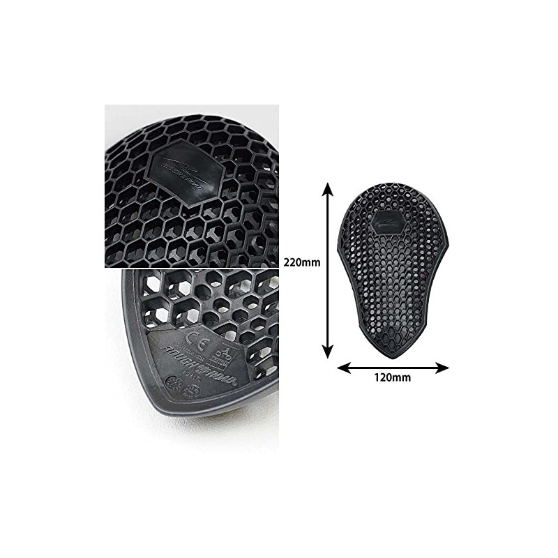 ROUGH & ROAD CE Multi Honeycomb Protector for Motorcycles, Black,